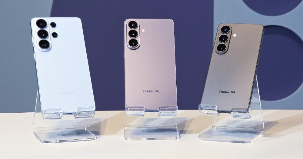 Samsung Galaxy S26 series shown from the back